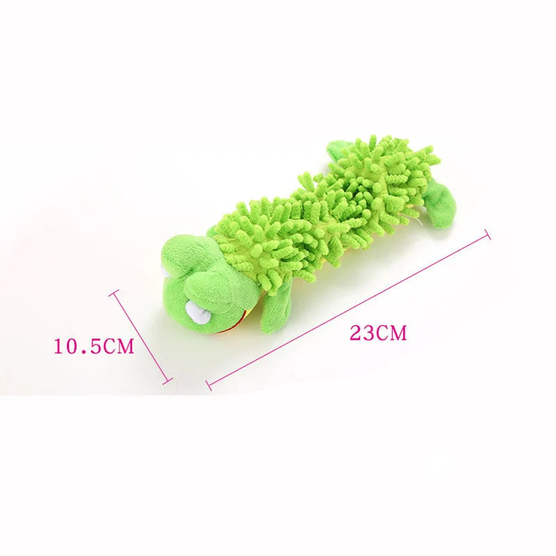 Durable Plush Squeaky Dog Toy – Animal Shape Chew Toy for Small Dogs
