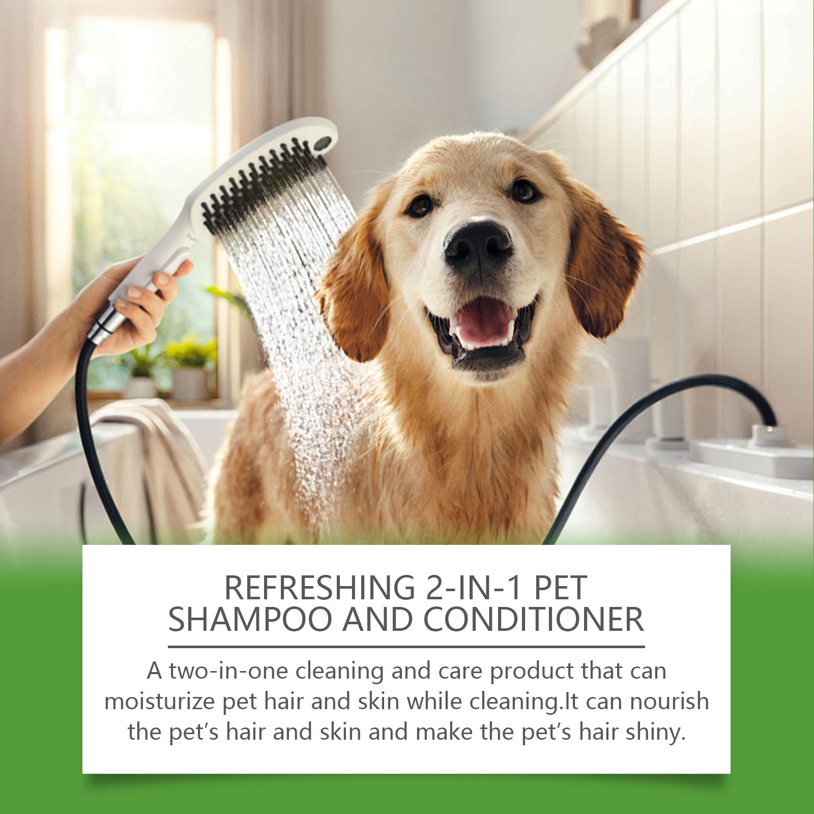 YEGBONG 2-in-1 Pet Shampoo & Conditioner – Itch Relief, Moisturizing, Odor Removal