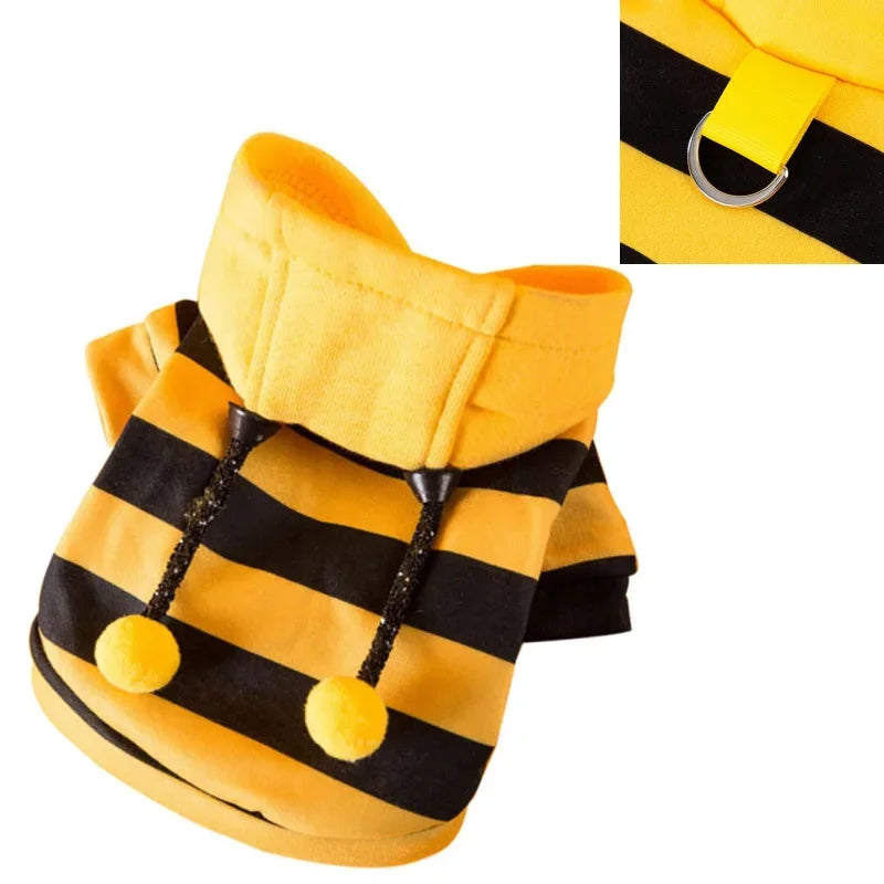 TONG Pet Hoodie – Christmas & Halloween Sweater for Small Dogs & Cats