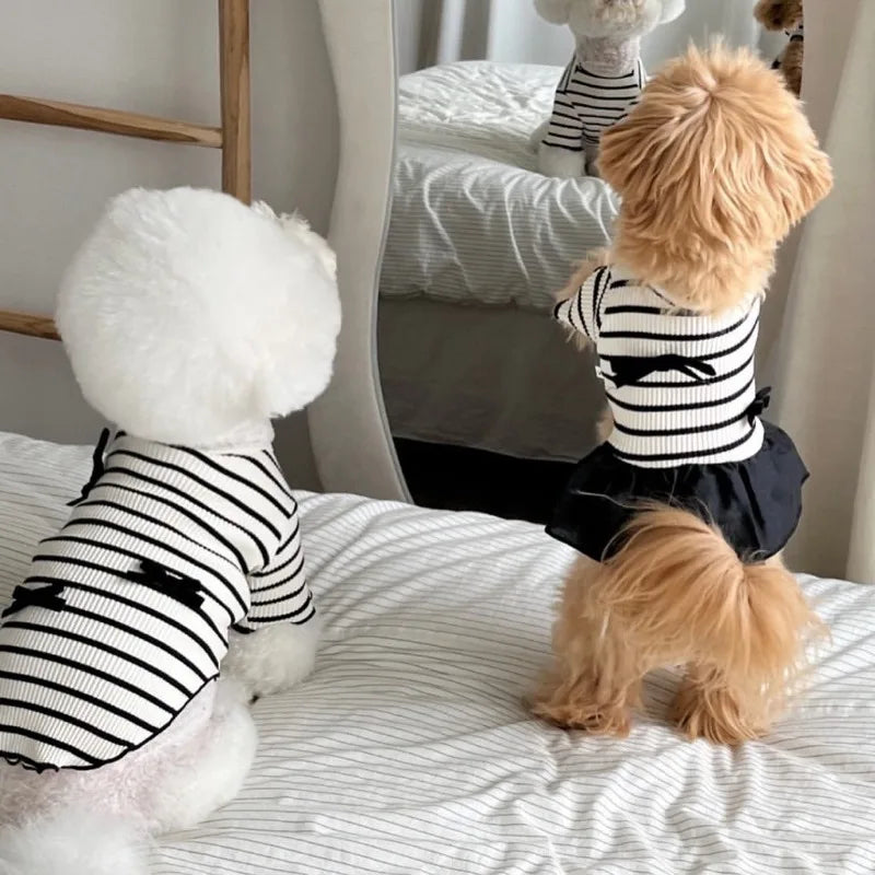 Summer Striped Dog Dress