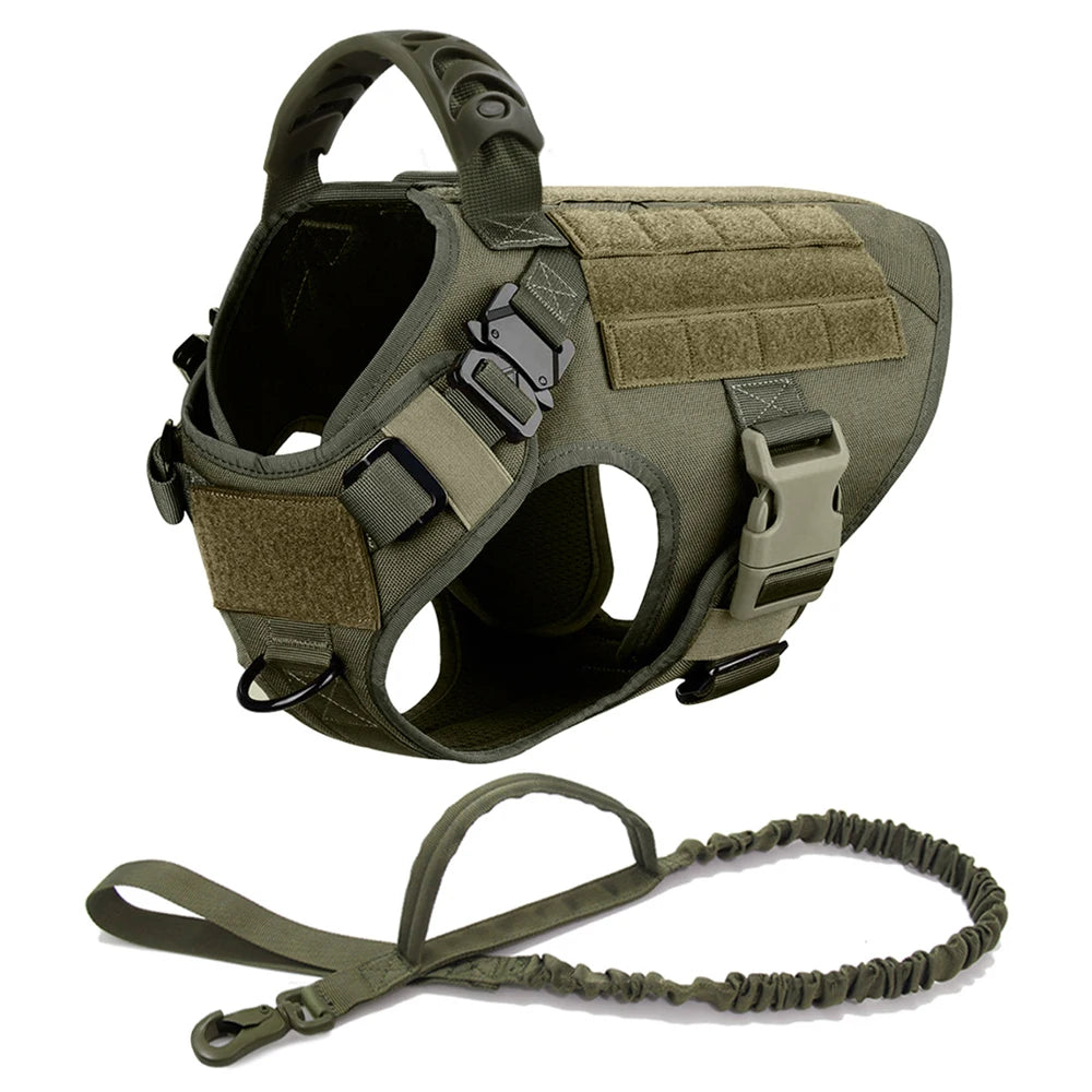 Large Dog Harness & Leash Set – Training Vest for Medium & Large Dogs