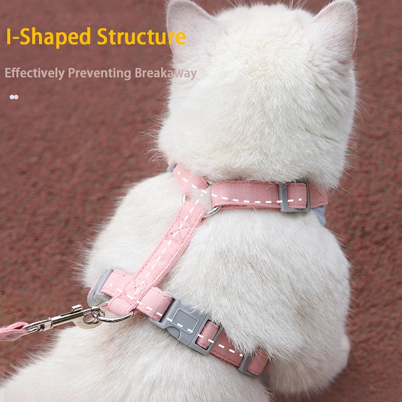 Puppy & Small Dog Harness with Leash – Breathable Vest