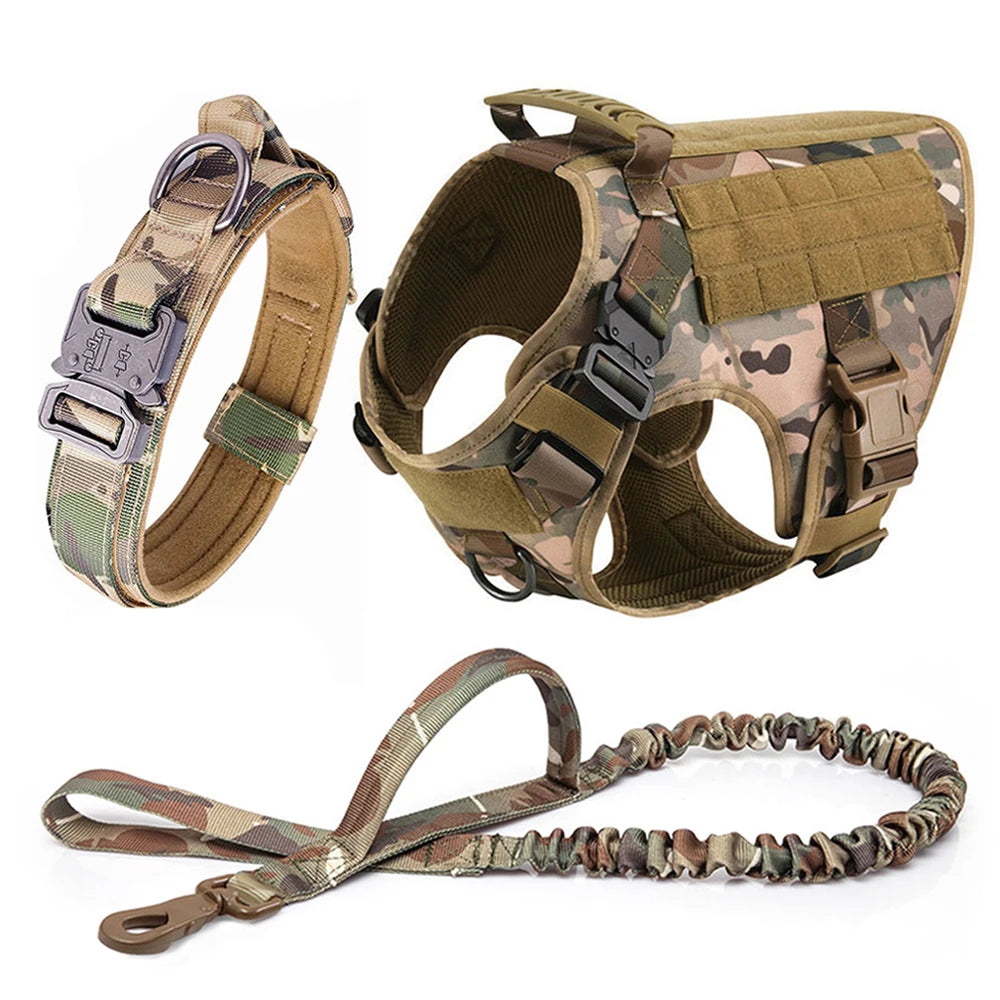 Large Dog Harness & Leash Set – Training Vest for Medium & Large Dogs