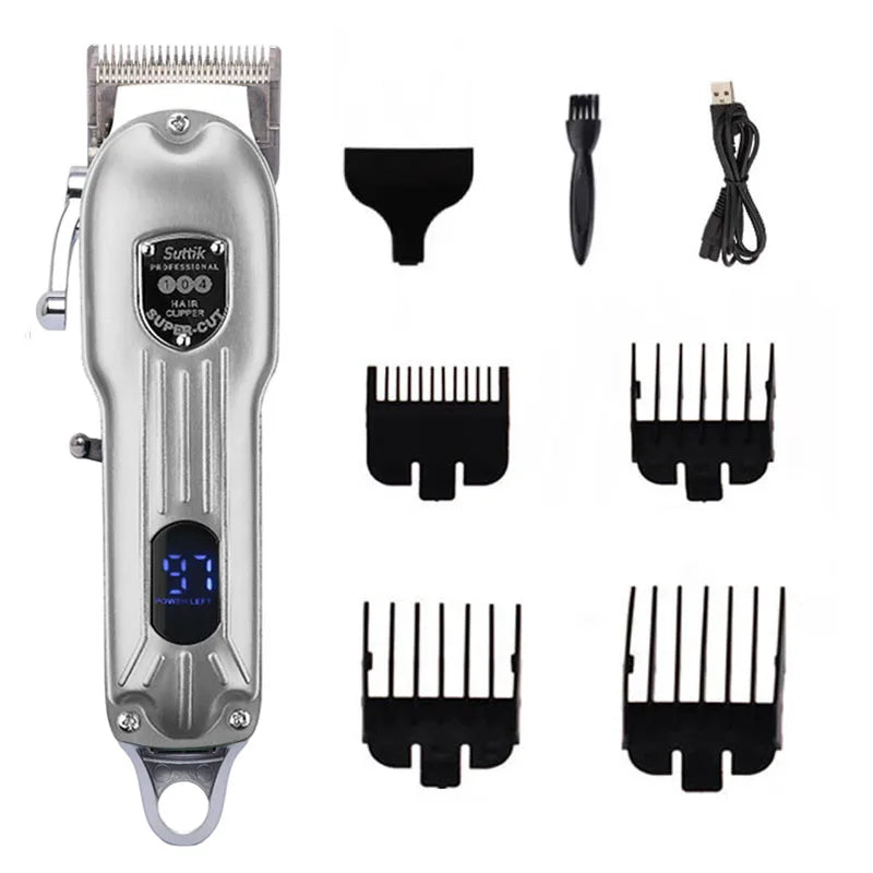 Professional Dog Hair Clipper – Rechargeable Pet Grooming Trimmer