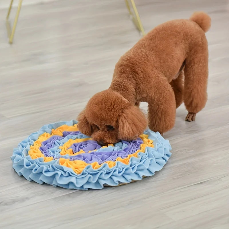 Dog Snuffle Mat – Slow Feeder & Smell Training Toy for Boredom Relief & Mental Stimulation