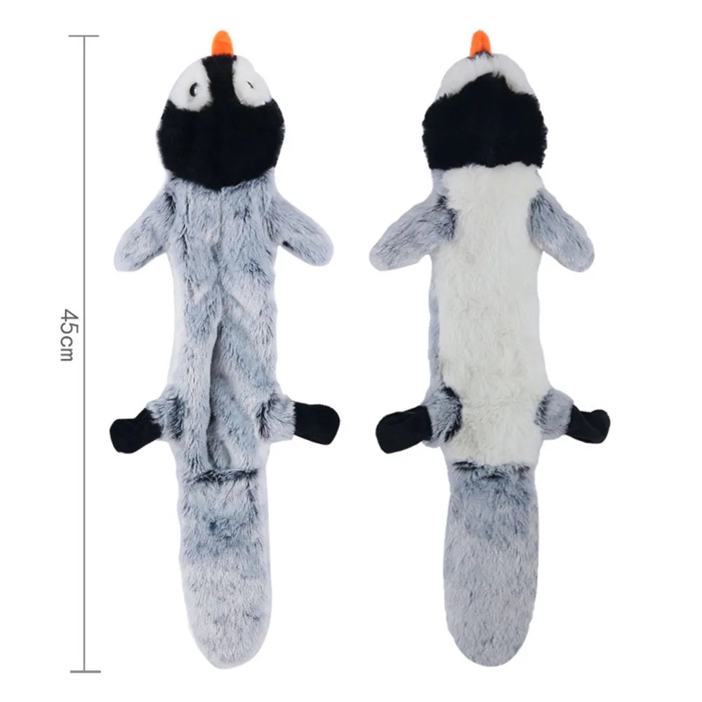 Stuffingless Squeaky Dog Toy – Durable Plush Chew Toy