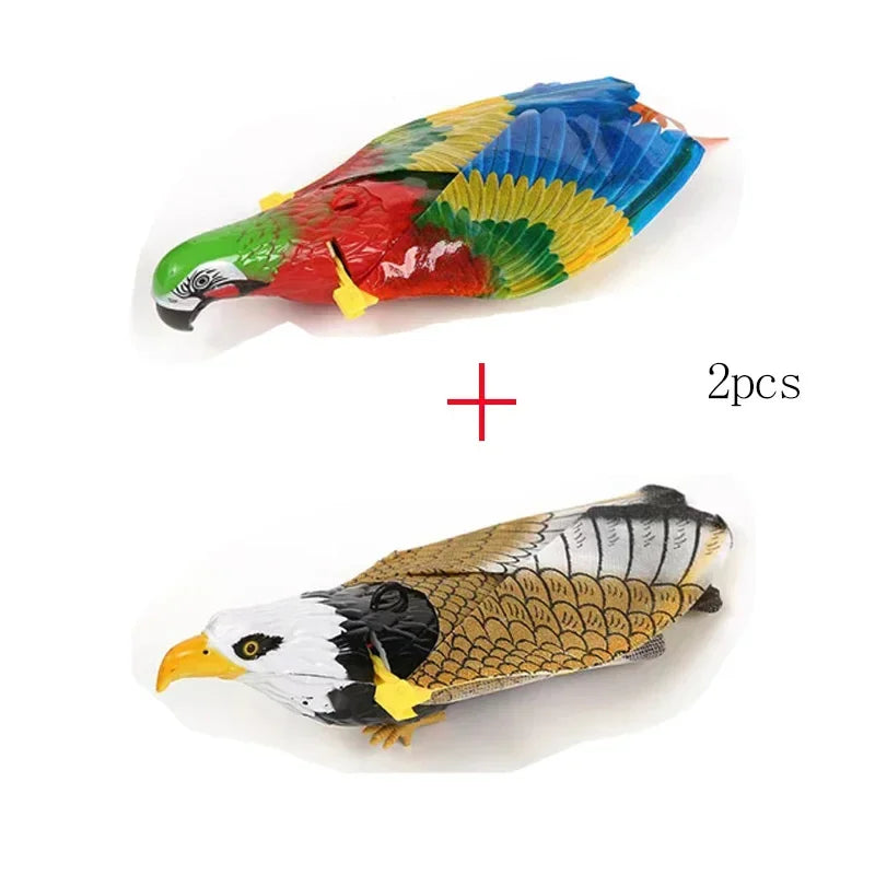 Electric Flying Bird Cat Toy – Interactive Teaser & Scratch Rope