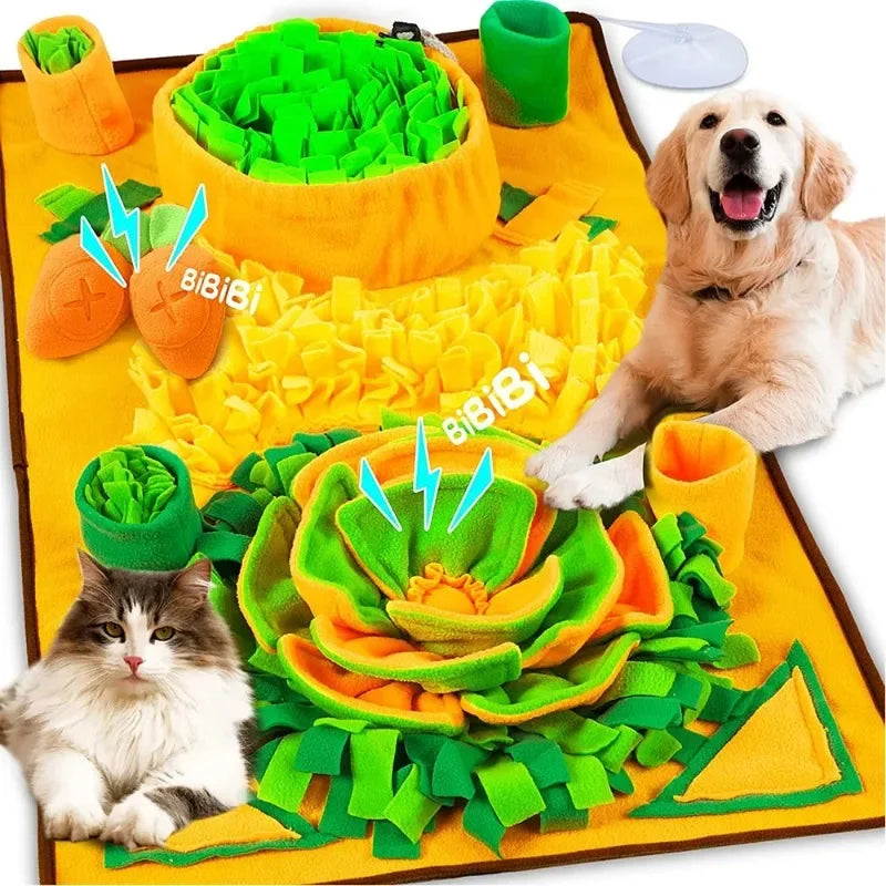 Large Dog Snuffle Mat – Interactive Training & Stress Relief Slow Feeder Toy