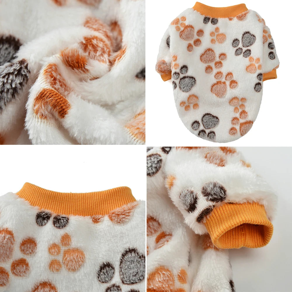 Warm Fleece Pet Sweater Vest – Soft Coat for Small & Medium Dogs