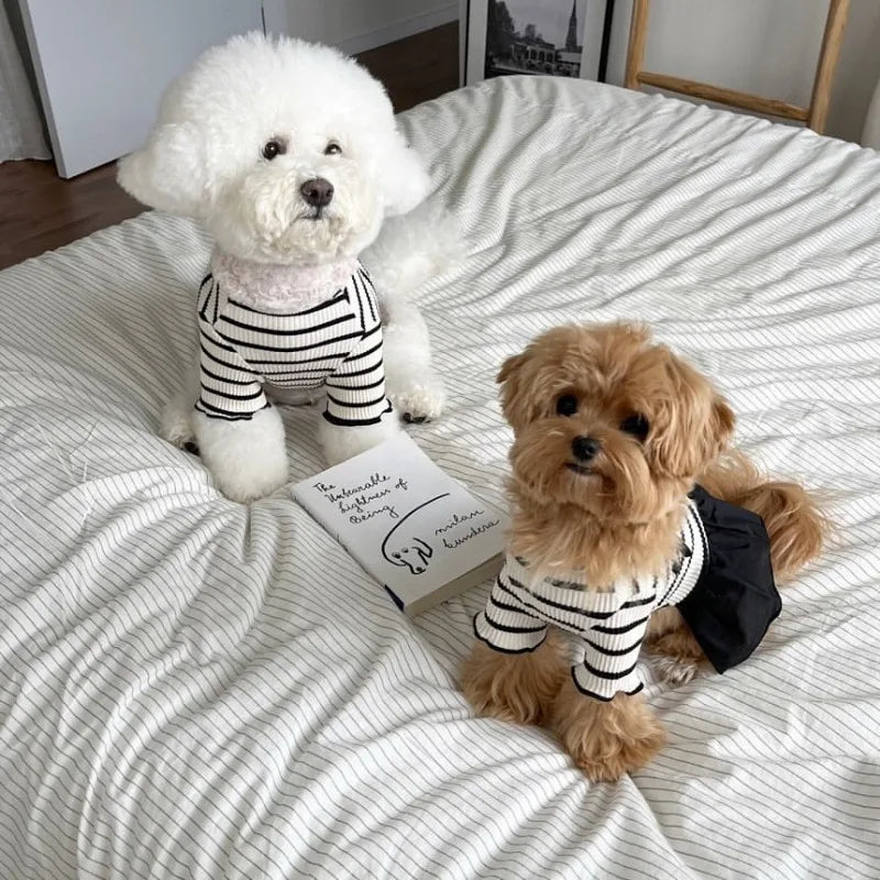 Summer Striped Dog Dress