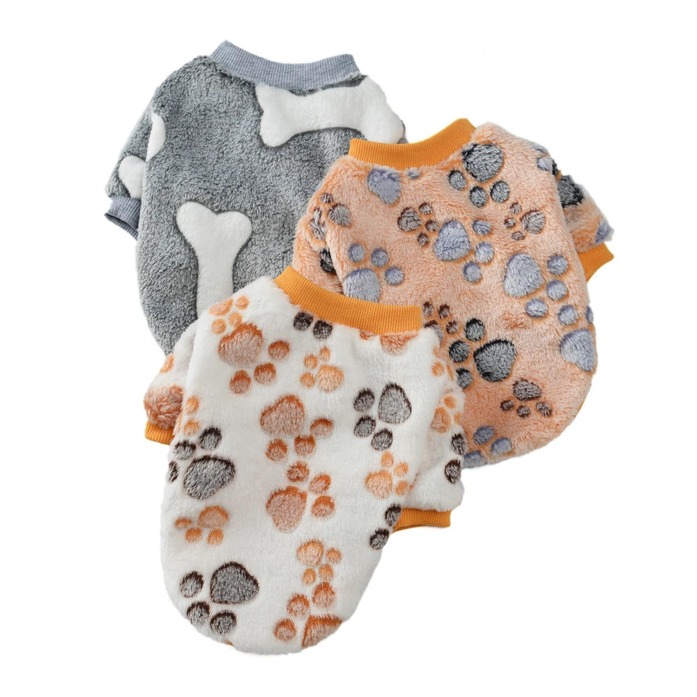 Warm Fleece Pet Sweater Vest – Soft Coat for Small & Medium Dogs