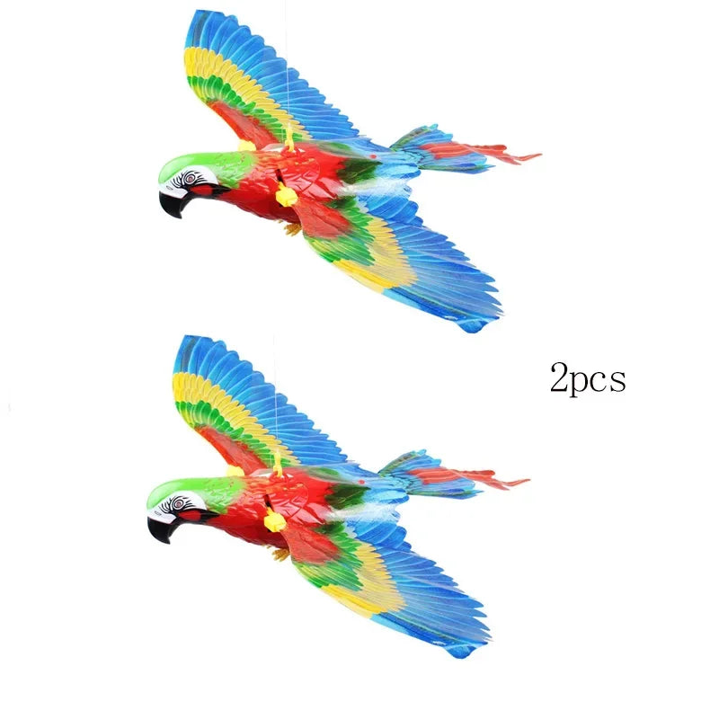 Electric Flying Bird Cat Toy – Interactive Teaser & Scratch Rope