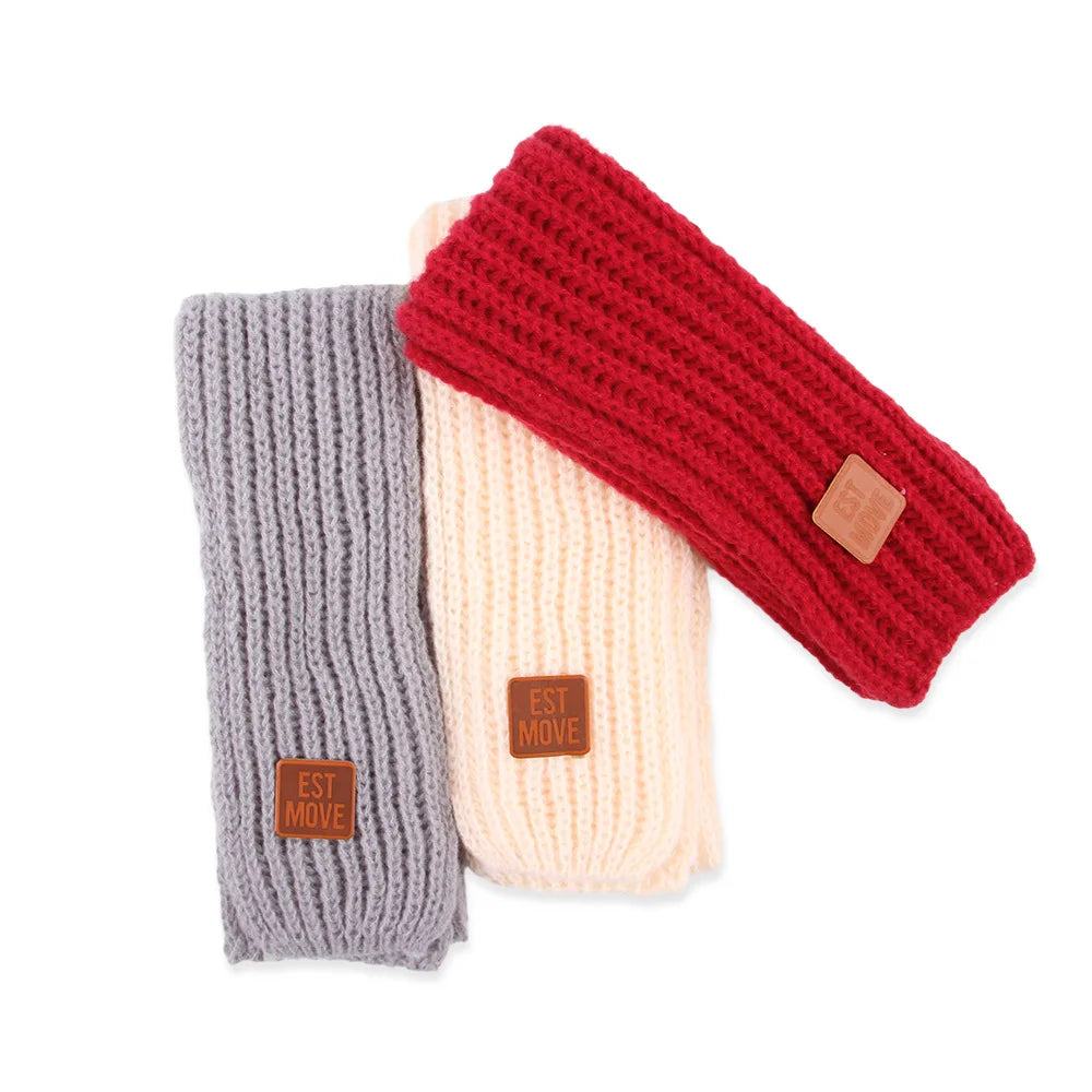 Warm Knitted Dog Scarf – Winter Pet Scarf for Puppies, Small Dogs, and Cats Christmas Accessories