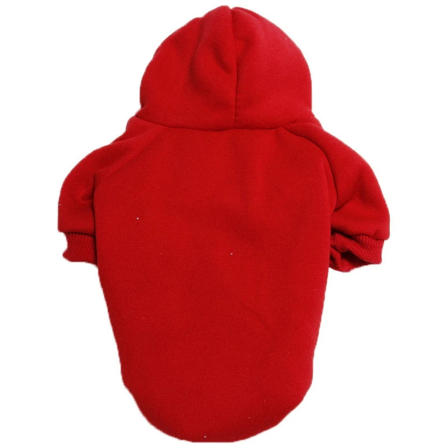 Winter Dog Hoodie Sweatshirt – Warm Sport Coat for Small to Large Dogs