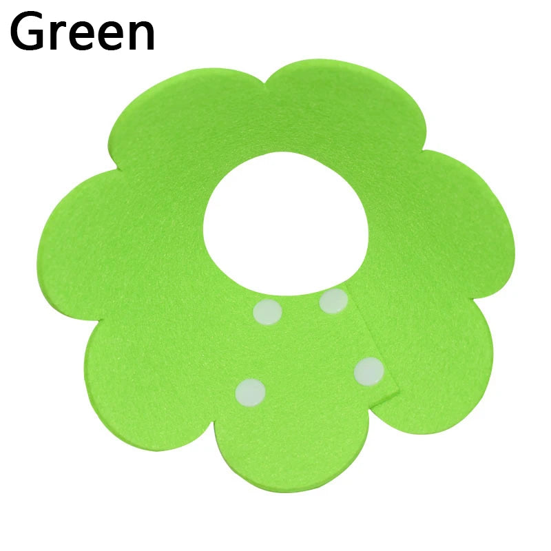 Adorable Flower Recovery Collar – Soft & Adjustable Protective Cone for Cats, Puppies, and Kittens
