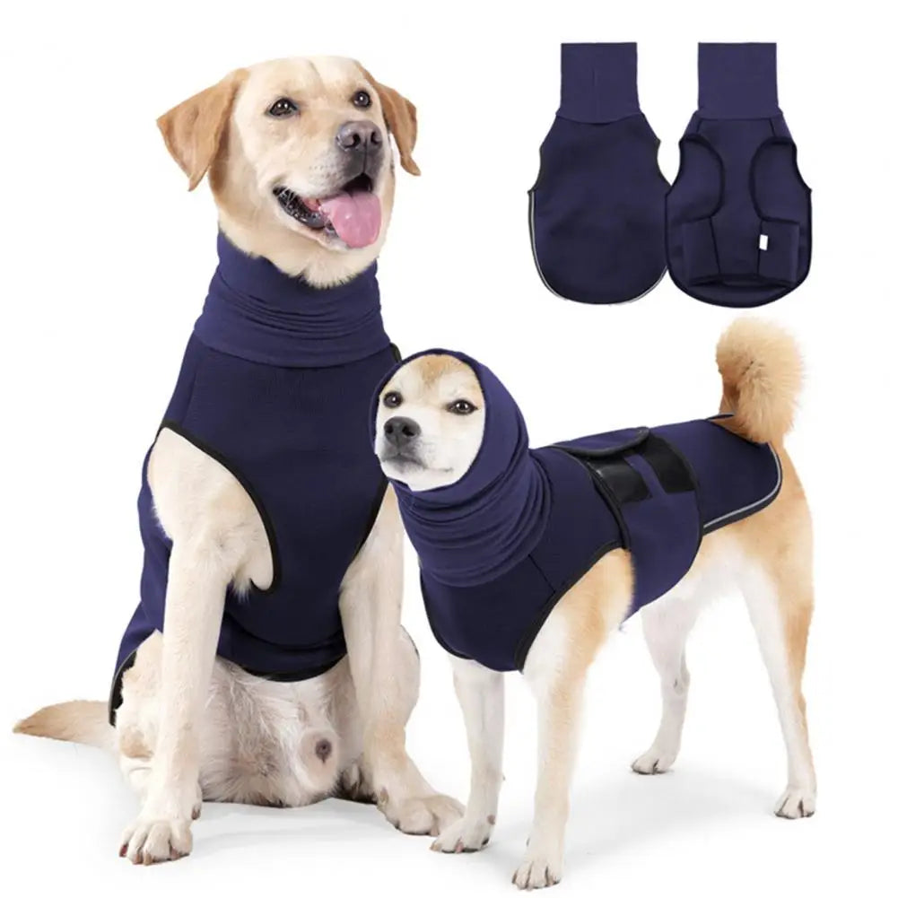 Dog Anxiety Vest – Adjustable Calming Shirt with Reflective Strips