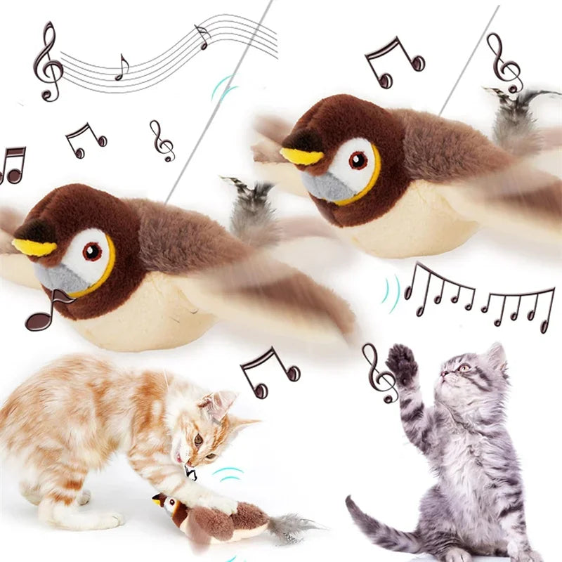 Catnip Electric Interactive Bird Toy