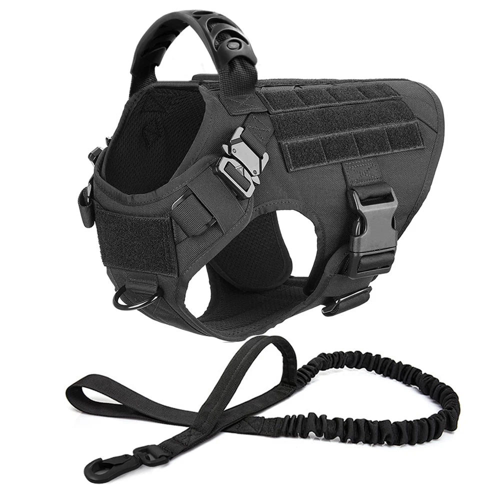 Large Dog Harness & Leash Set – Training Vest for Medium & Large Dogs