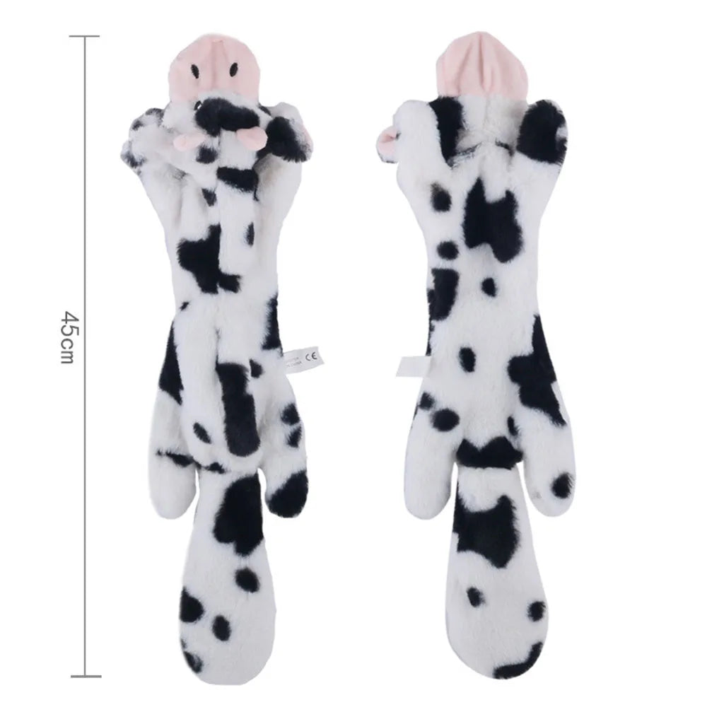 Stuffingless Squeaky Dog Toy – Durable Plush Chew Toy