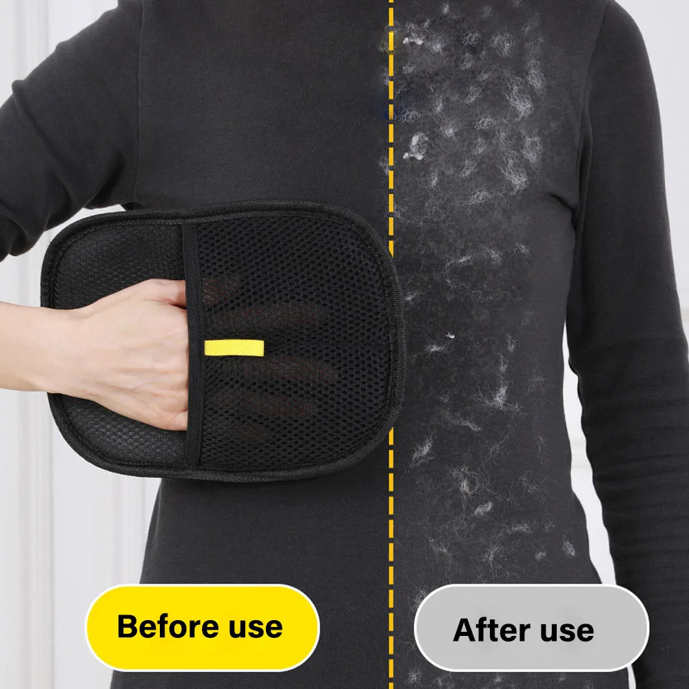 Pet Grooming Gloves – Static Hair Remover for Dogs & Cats