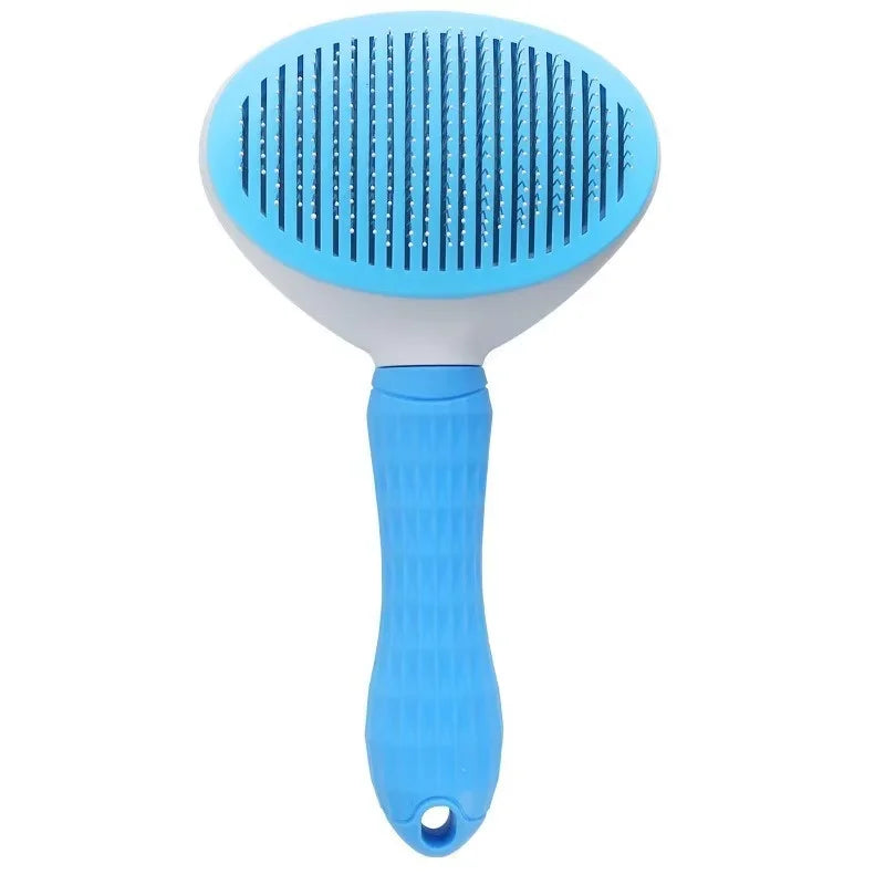 Pet Hair Removal Brush – Stainless Steel Dog & Cat Grooming Comb