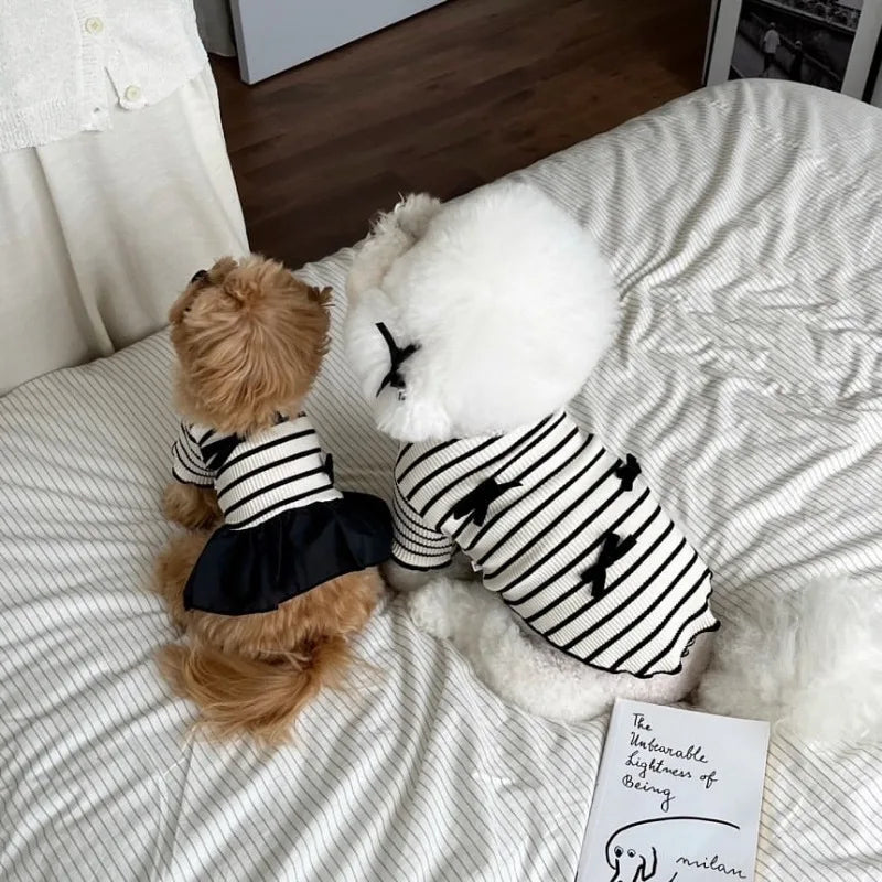 Summer Striped Dog Dress