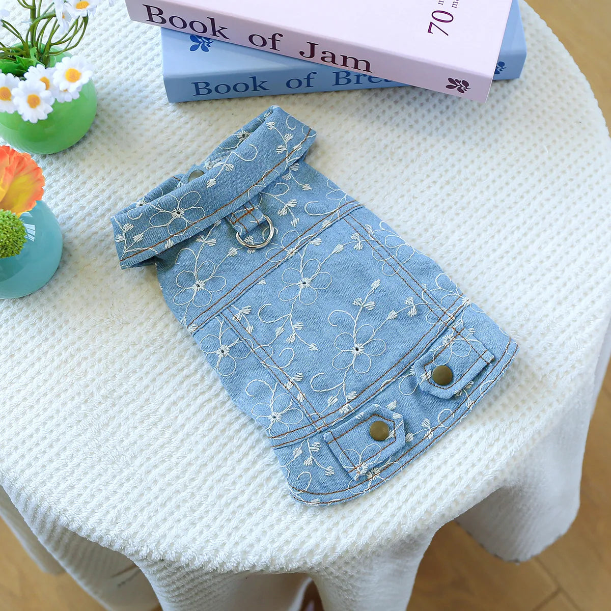 Denim Doggie Jacket – Stylish Sleeveless Jean Vest for Pets