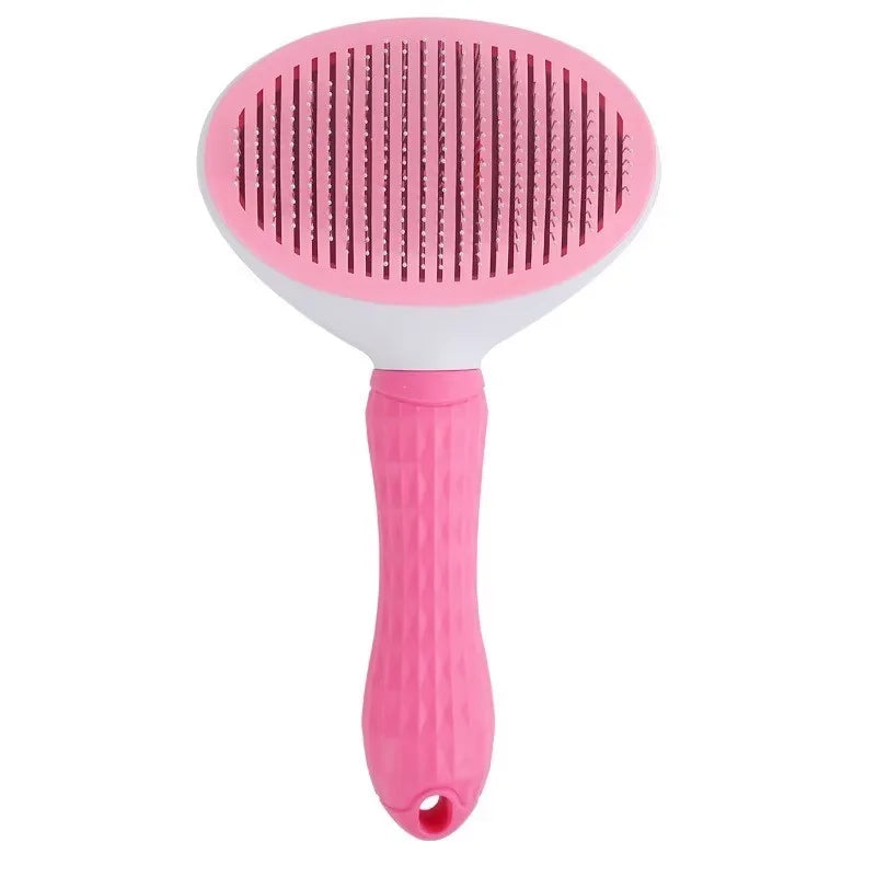 Pet Hair Removal Brush – Stainless Steel Dog & Cat Grooming Comb