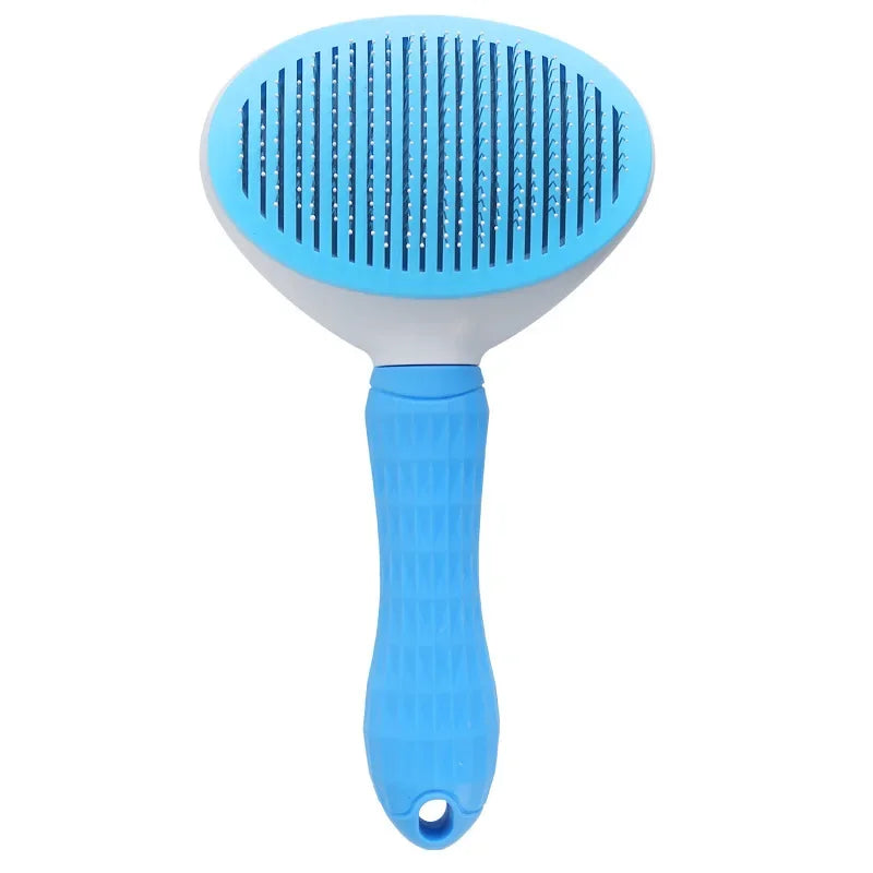 Pet Hair Brush & Stainless Steel Comb – Dog & Cat Grooming Tool