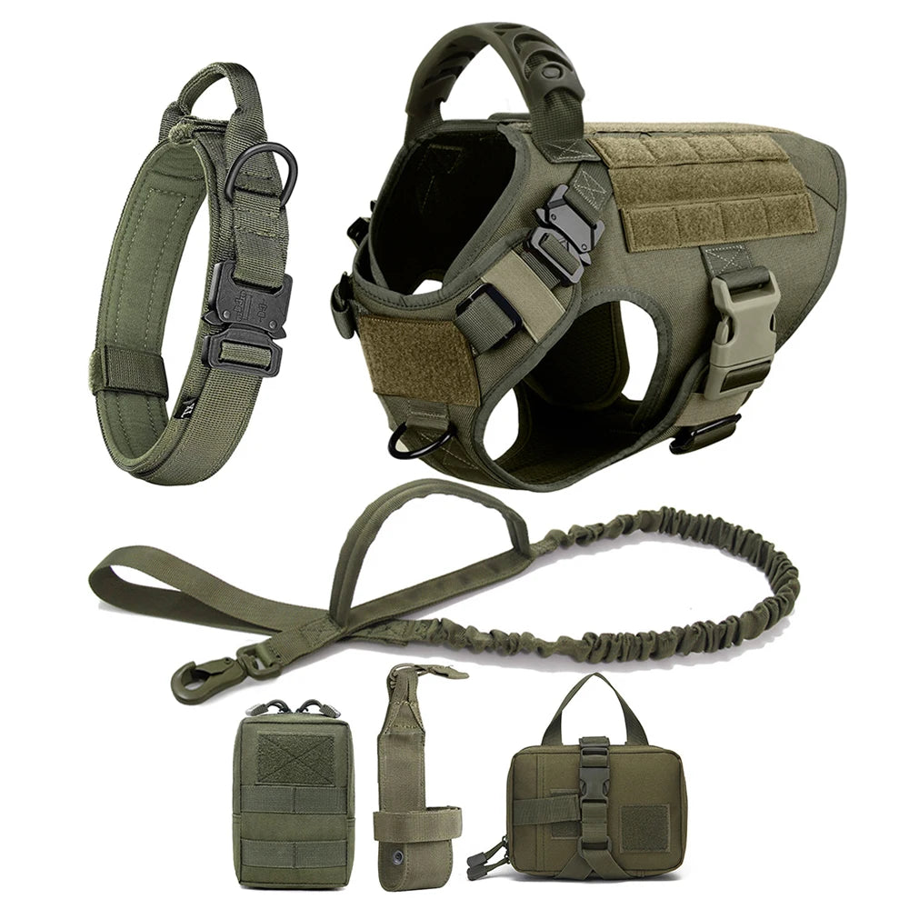 Large Dog Harness & Leash Set – Training Vest for Medium & Large Dogs