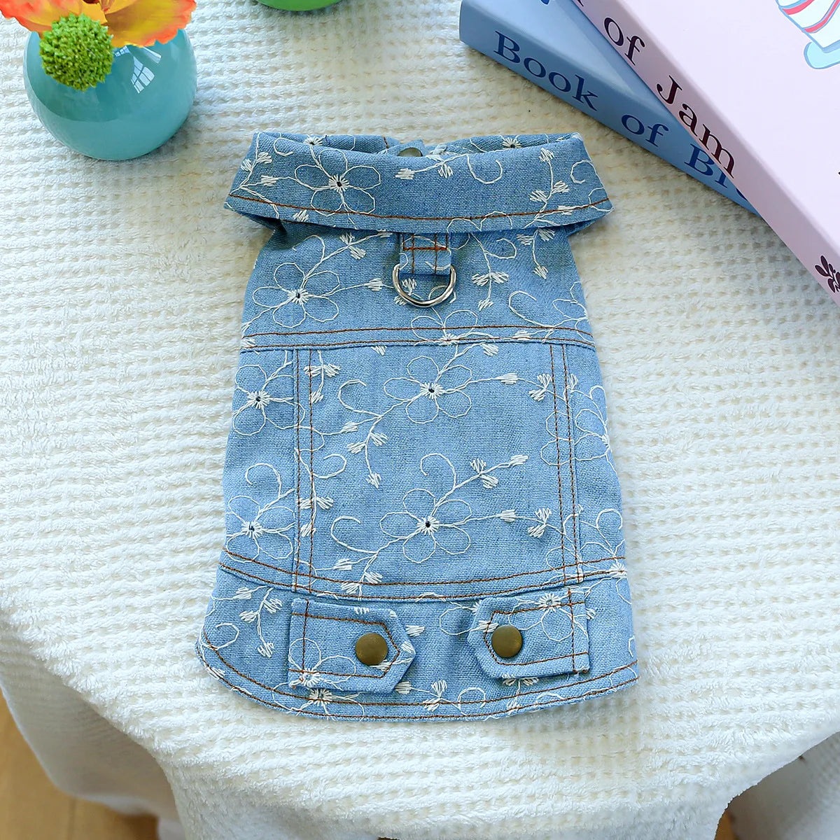 Denim Doggie Jacket – Stylish Sleeveless Jean Vest for Pets