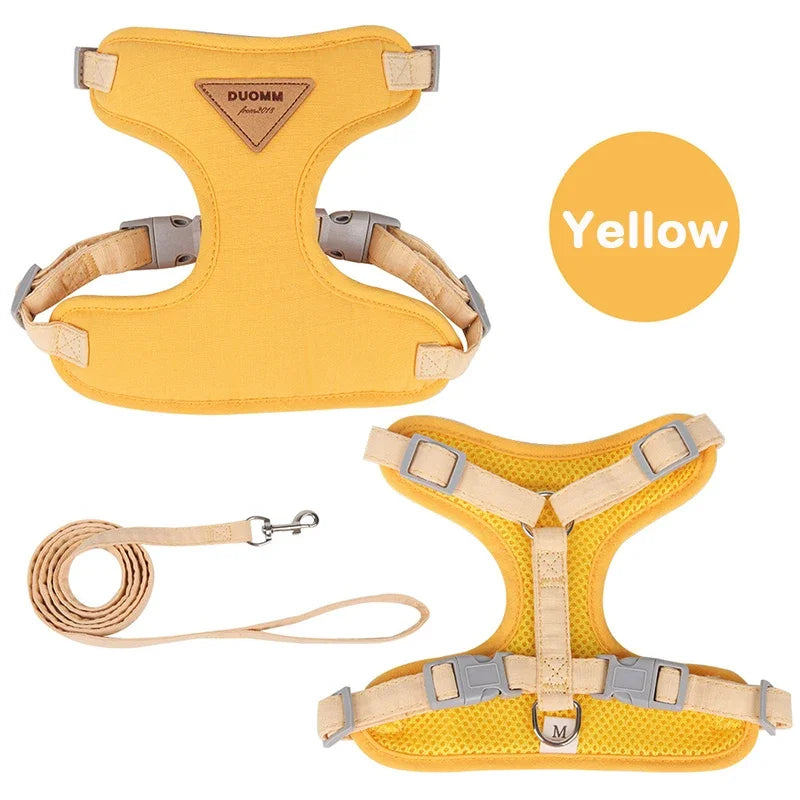 Puppy & Small Dog Harness with Leash – Breathable Vest