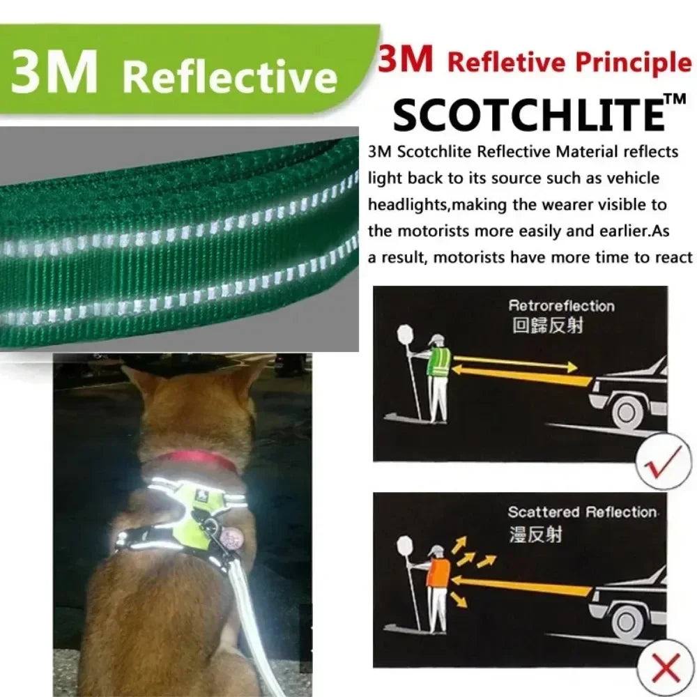 Reflective Adjustable Dog & Cat Harness Vest