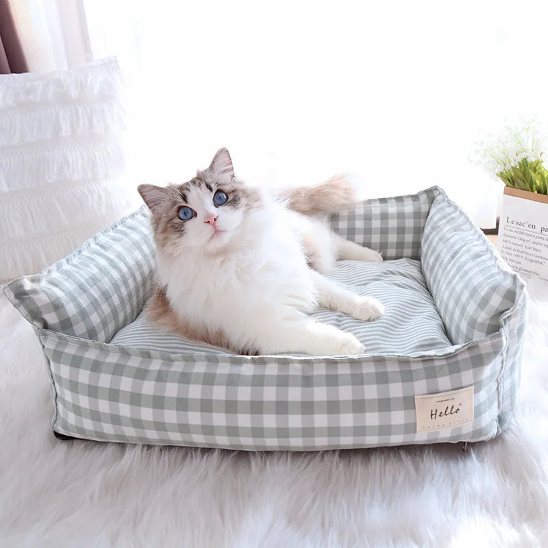 Indoor Pet Bed House for Small & Medium Dogs and Cats – Cozy Sofa Kennel