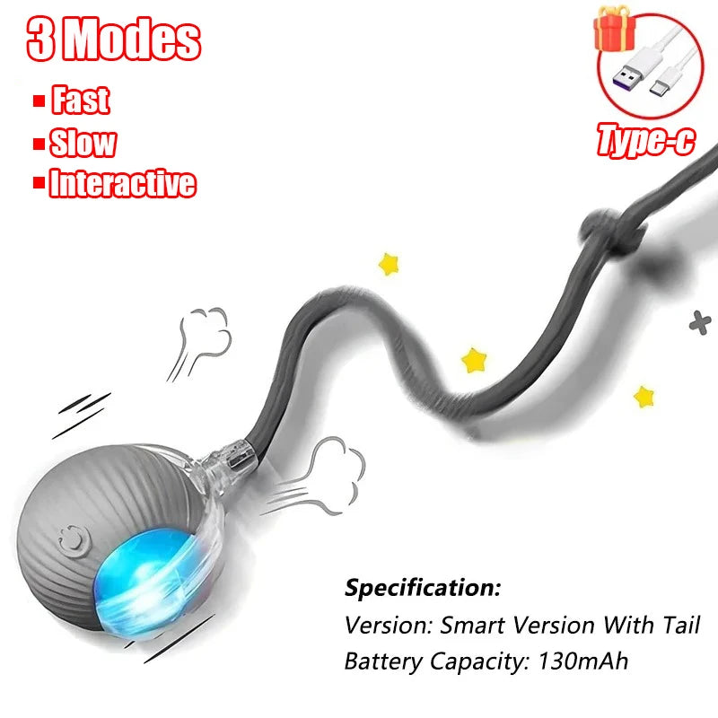 Automatic Rolling Cat & Dog Ball Toy
