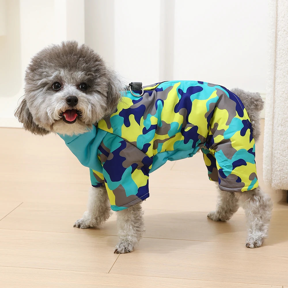 Autumn Winter Pet Clothes – Cozy Windproof Jacket for Small & Medium Dogs and Cats