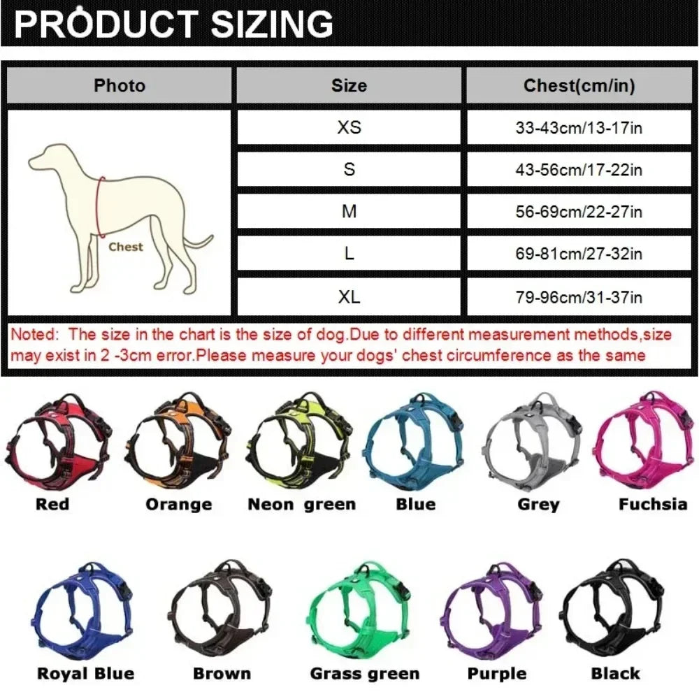 Reflective Adjustable Dog & Cat Harness Vest
