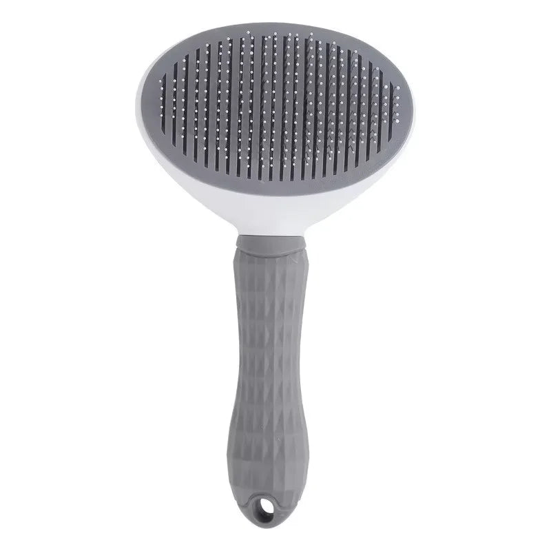 Pet Hair Removal Brush – Stainless Steel Dog & Cat Grooming Comb
