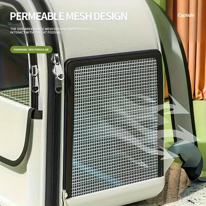 KEMORELA Transparent Pet Backpack