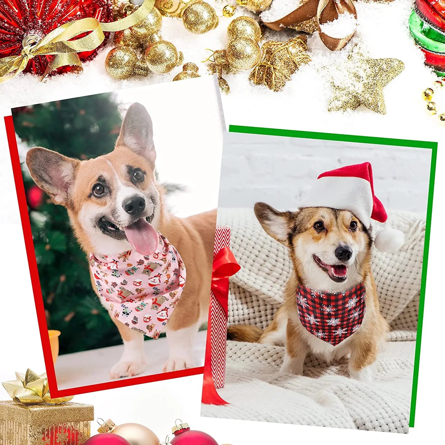20-Pack Holiday Dog Bandanas – Christmas, Thanksgiving & Halloween Triangle Scarves