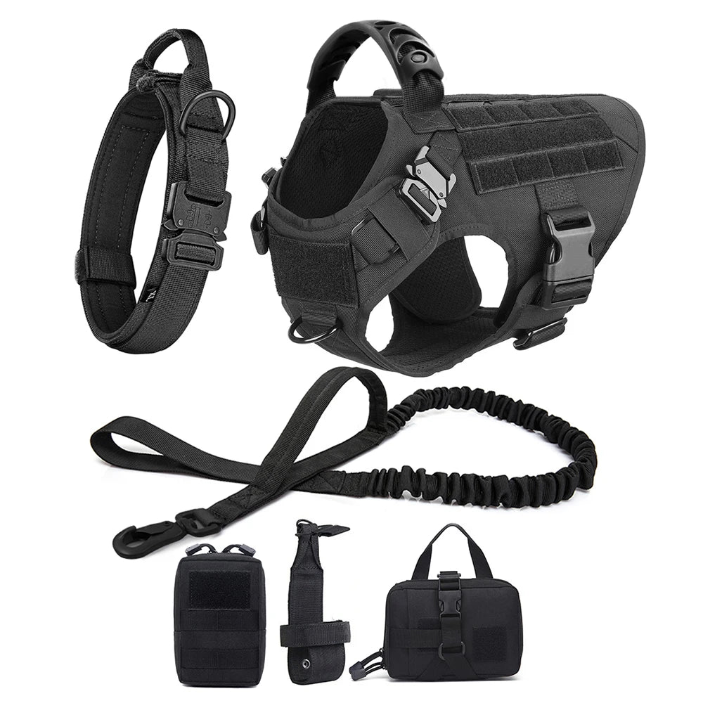 Large Dog Harness & Leash Set – Training Vest for Medium & Large Dogs