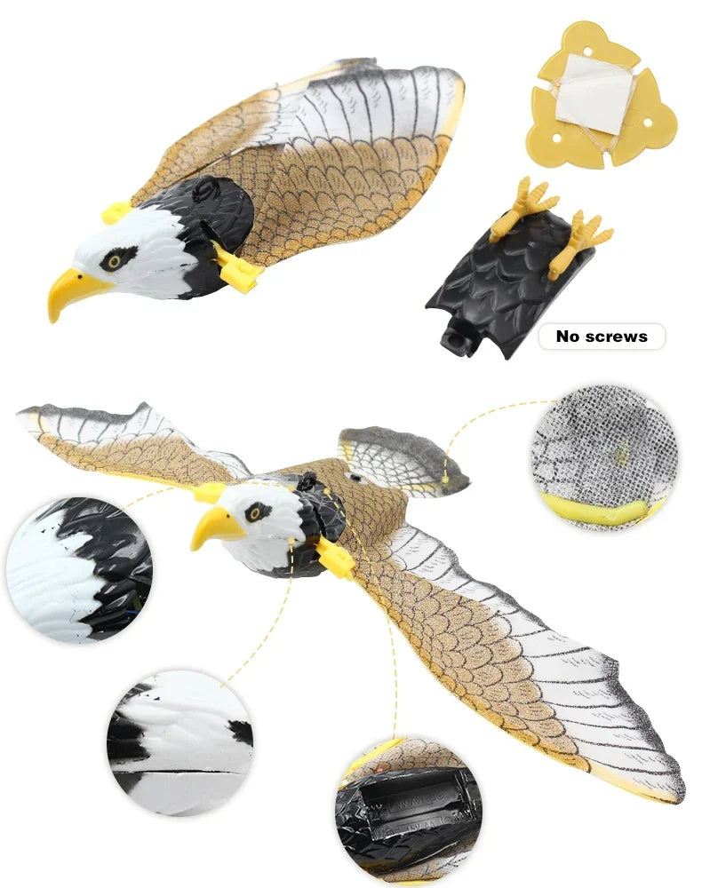 Electric Flying Bird Cat Toy – Interactive Teaser & Scratch Rope