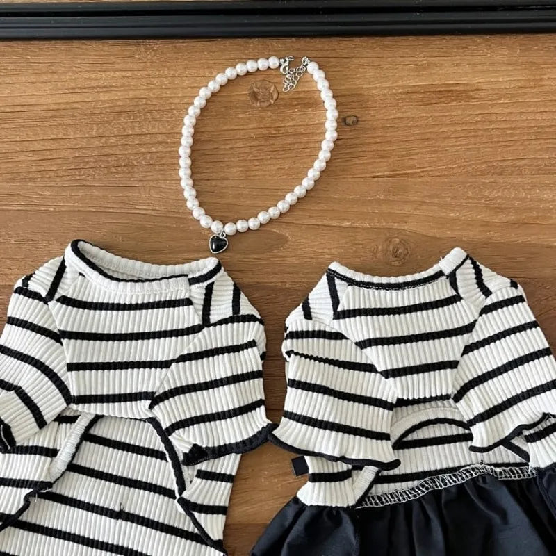 Summer Striped Dog Dress
