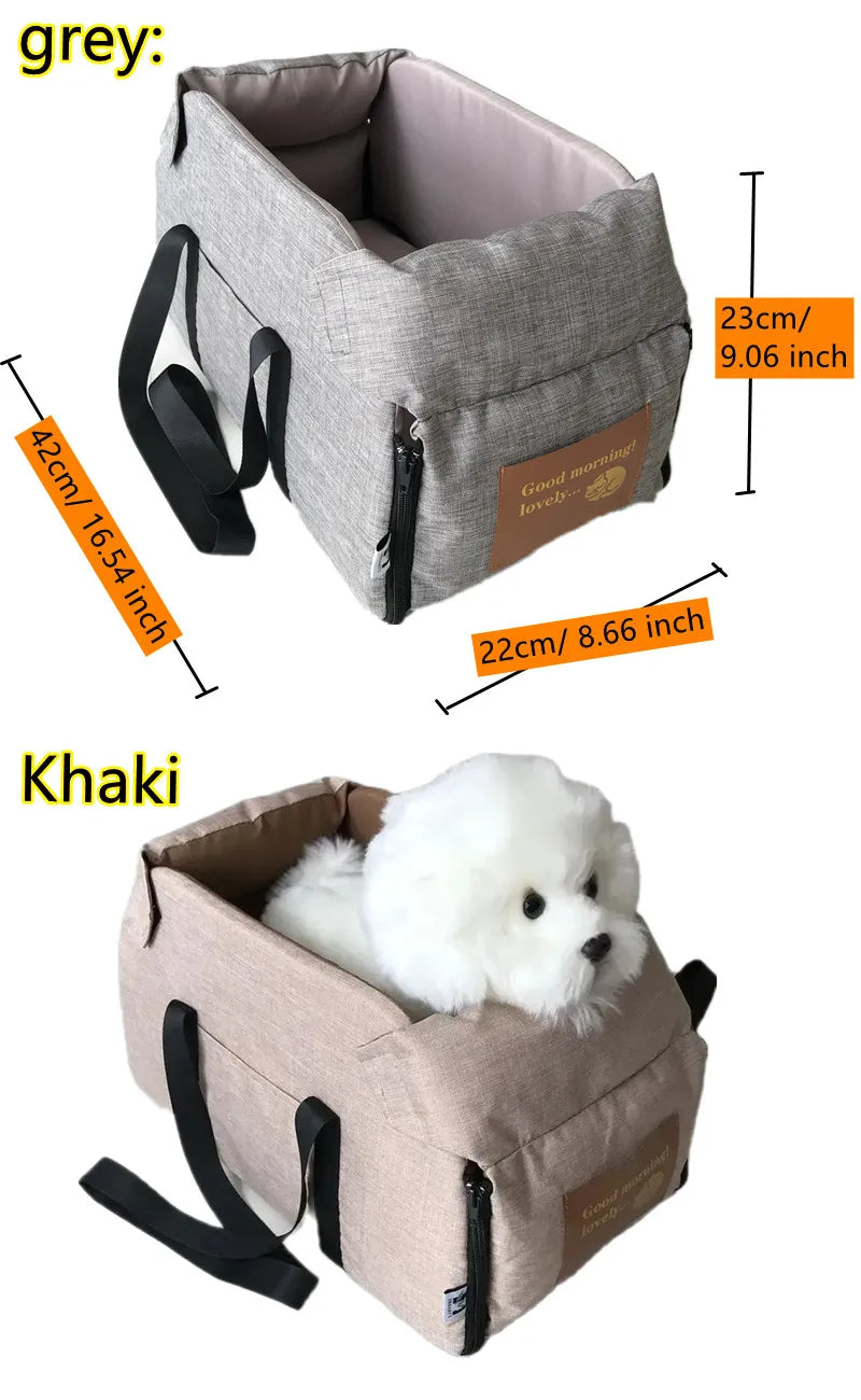 Portable Dog Car Seat Bed