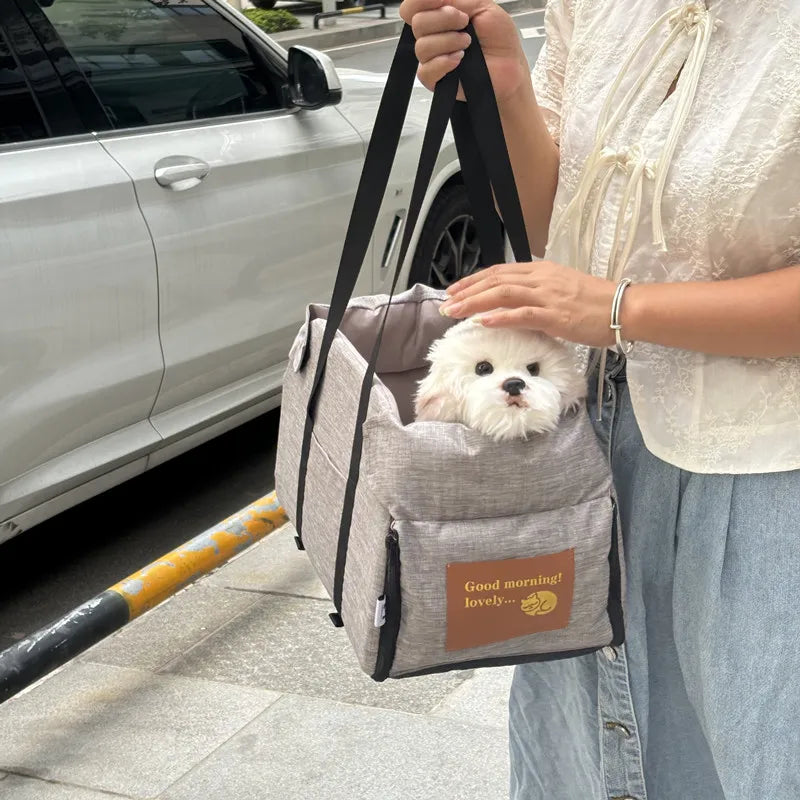 Portable Dog Car Seat Bed