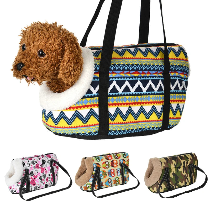 Classic Soft Pet Carrier – Small Dog & Cat Travel Backpack