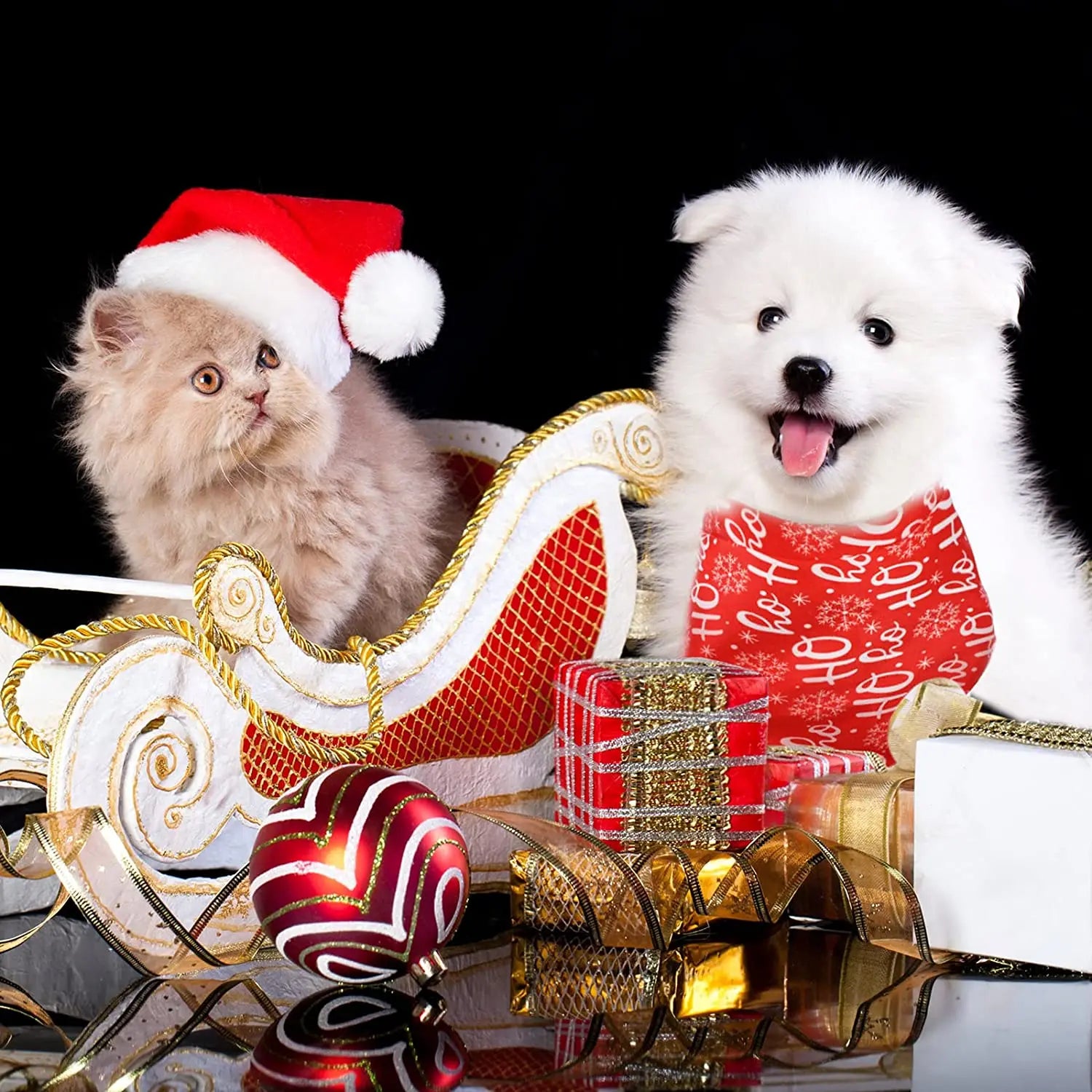 20-Pack Holiday Dog Bandanas – Christmas, Thanksgiving & Halloween Triangle Scarves