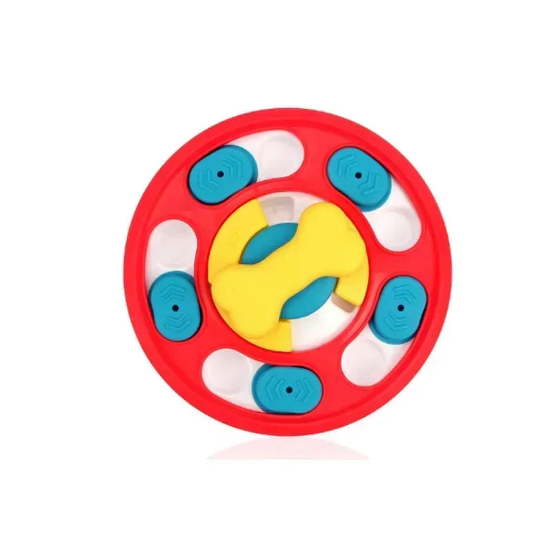 Interactive Dog Puzzle Feeder – Slow Eating IQ Training Toy & Food Dispenser