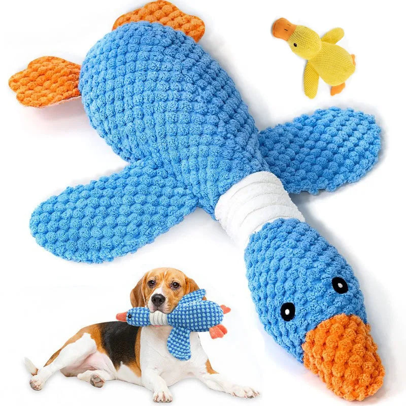 Indestructible Chew Toy – Interactive Plush for Cats & Dogs