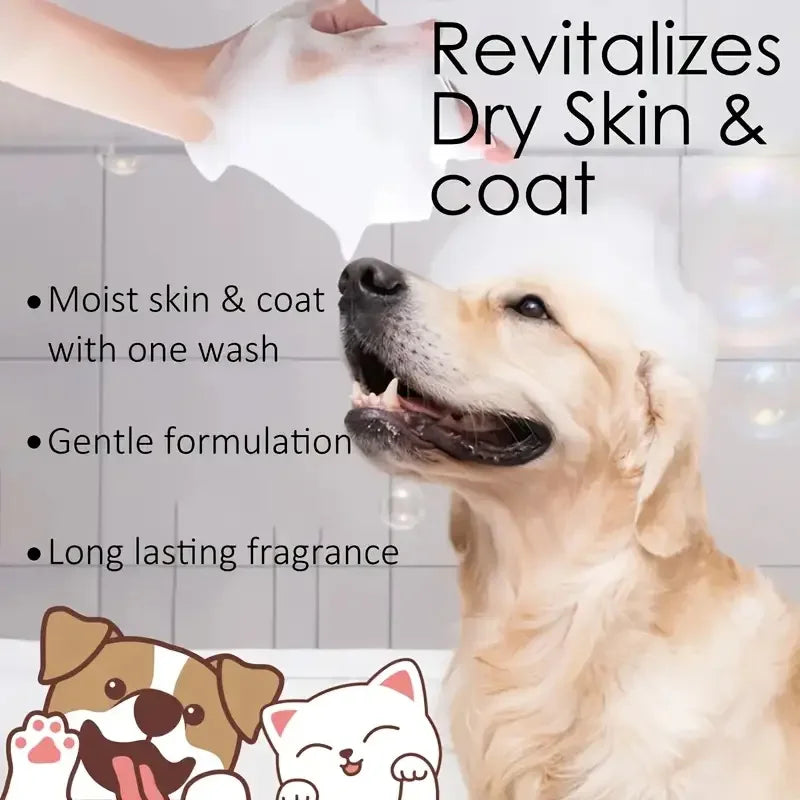 5-in-1 Coconut Pet Shampoo – Refreshing, Softening & Detangling Bath Wash (250g)